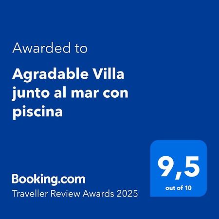 Agradable Villa Junto Al Mar Con Piscina Sagunto Eksteriør billede